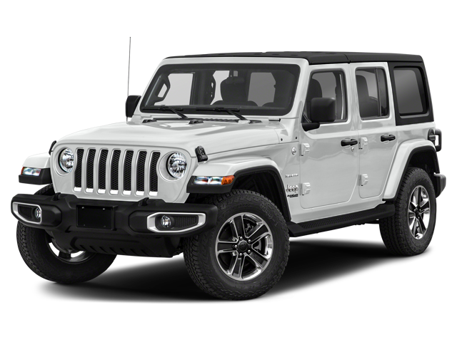 White Angle Front left of Wrangler High Altitude