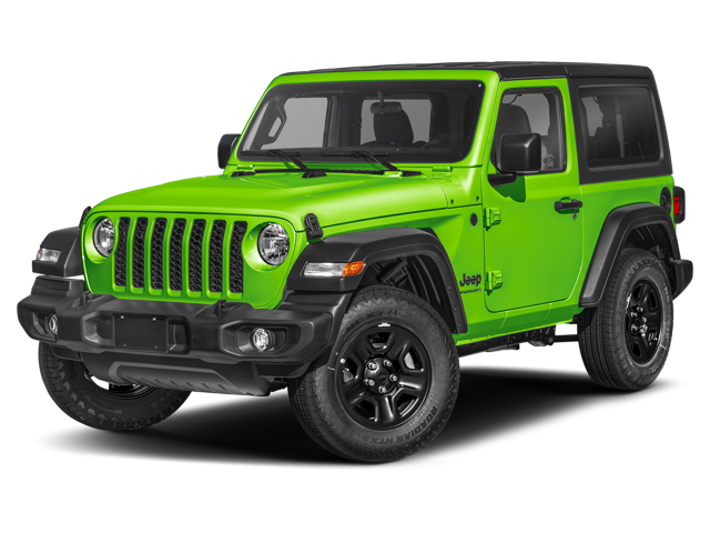 Green Angle Front left of Wrangler Sport Altitude