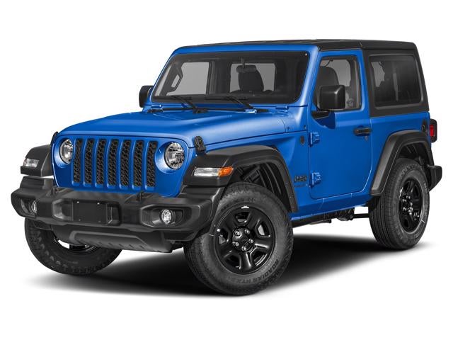 Blue Angle Front left of Wrangler Sport S