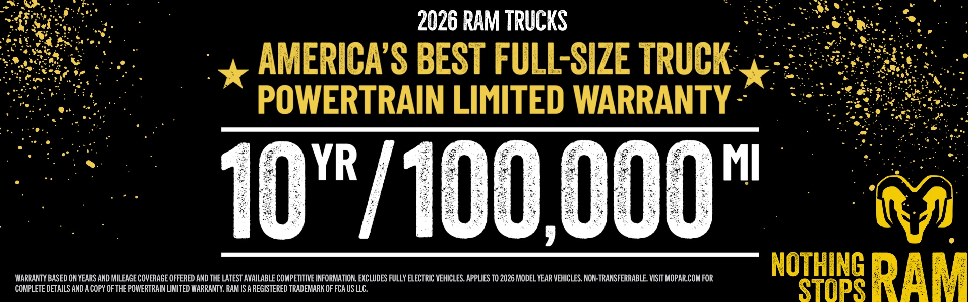 America's Best Full-Size Truck Powertrain Liimited Warranty